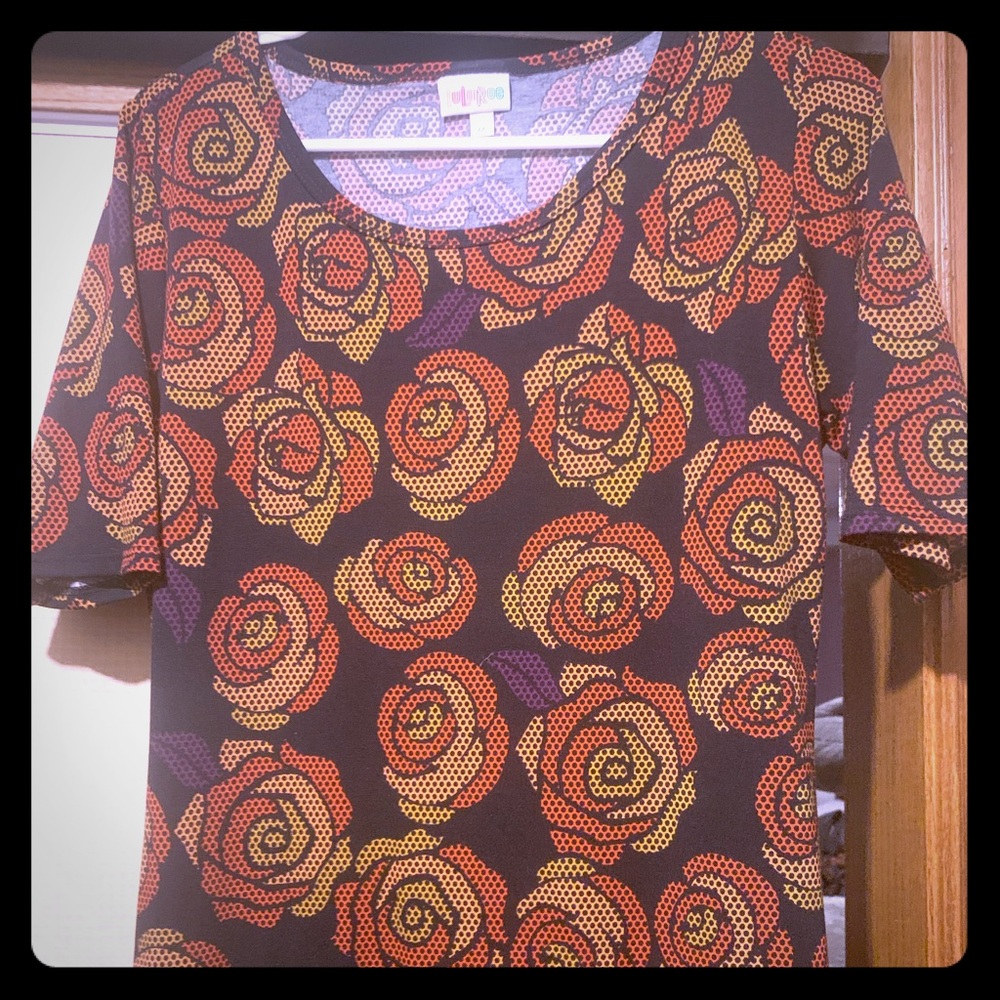 LuLaRoe Julia  - Roses!